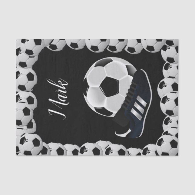 Tissue Paper Soccer Balls (Front)