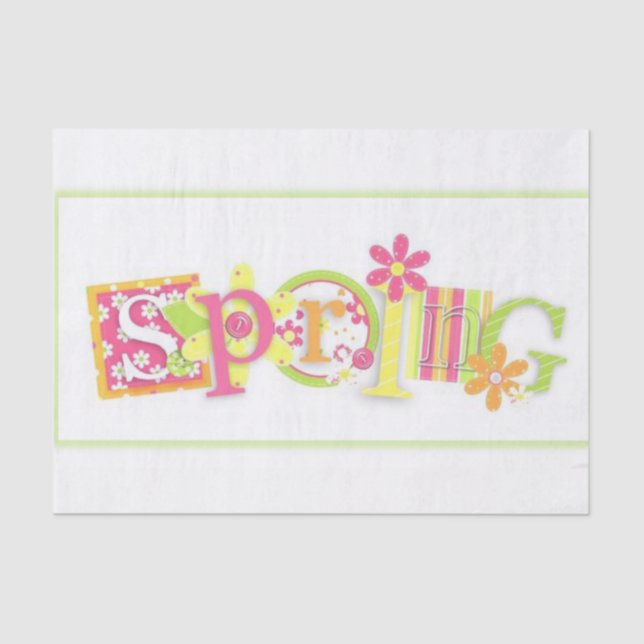 Tissue Paper Spring (Front)