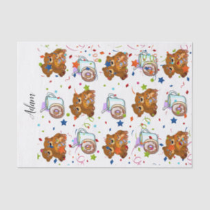 Tissue Paper Teddy Bear