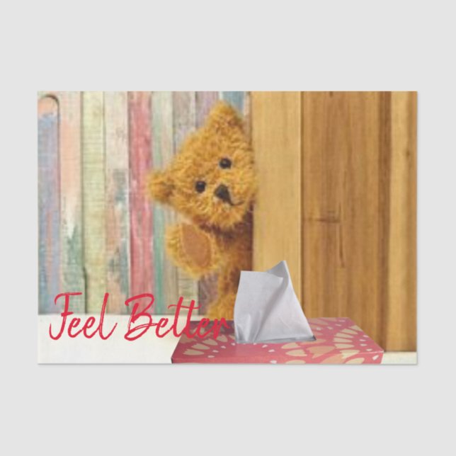 Tissue Paper Teddy Bear (Front)