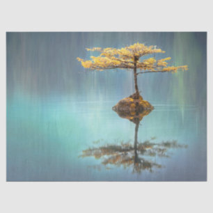 TISSUE PAPER: "TREE ON AN ISLAND"   PAPER