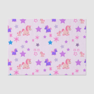 Tissue Paper Unicorns and Stars