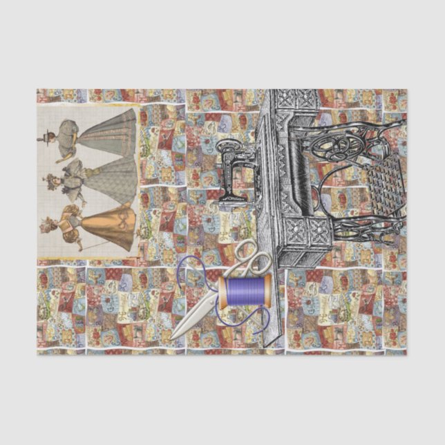 Tissue Paper Victorian Sewing (Front)