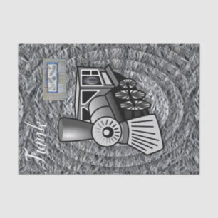 Tissue Paper Vintage Train