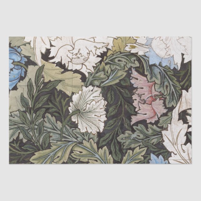 TISSUE PAPER : WILLIAM MORRIS : FLORAL STUDY (Front)