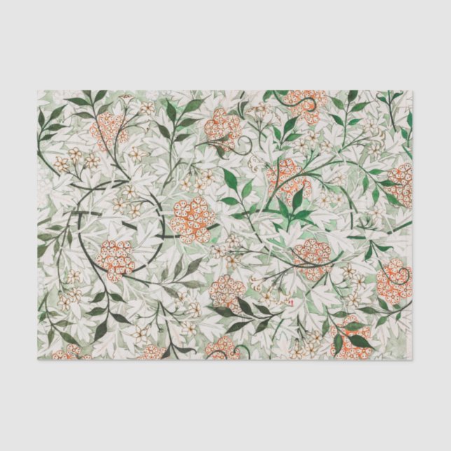 TISSUE PAPER : WILLIAM MORRIS : JASMINE (Front)