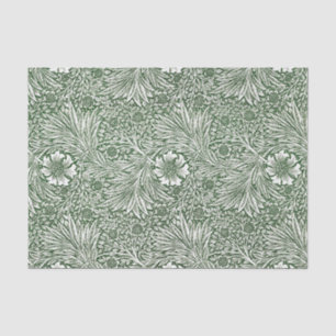 TISSUE PAPER : WILLIAM MORRIS : MARIGOLDS IN GREEN