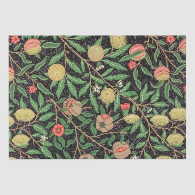 TISSUE PAPER : WILLIAM MORRIS : POMEGRANATE (Front)