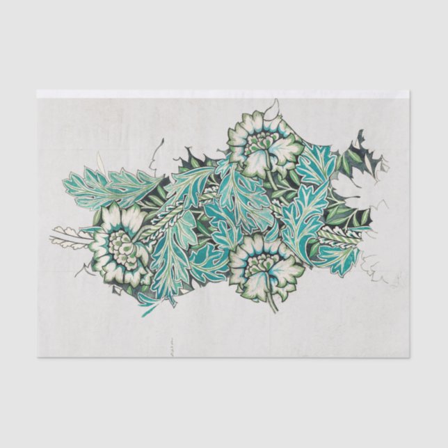 TISSUE PAPER : WILLIAM MORRIS: TULIPS (Front)