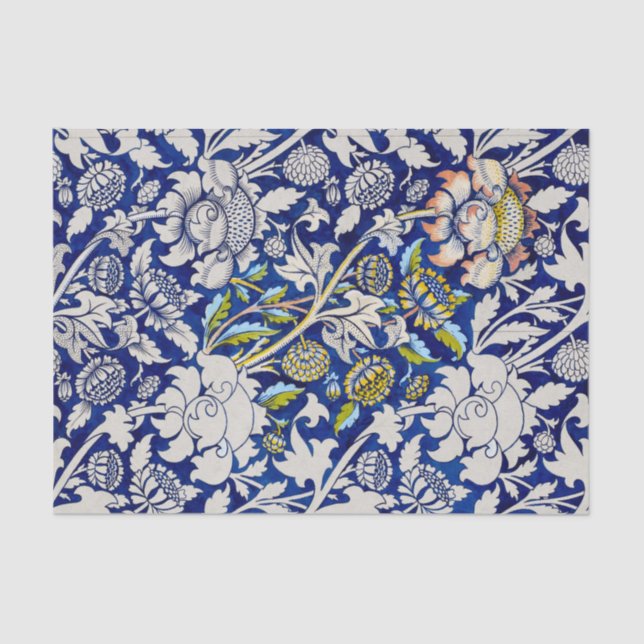 TISSUE PAPER : WILLIAM MORRIS : WATERCOLOUR (Front)