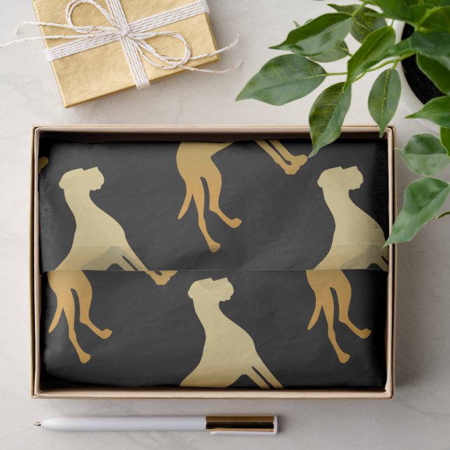 Tissue Paper With Great Danes (Gift)