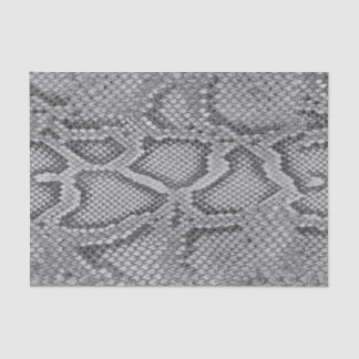 Tissue Paper with grey snakeskin pattern