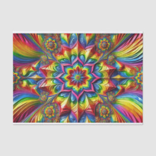 Tissue paper with LGBTQ colours design