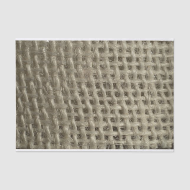 Tissue paper with textile, cloth, fabric texture (Front)