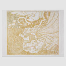 TISSUE PAPER : WOMAN WITH SWANS : JAN TOOROP  1894