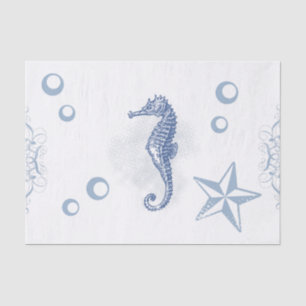 Tissue Paper Wrapping Seahorse Ocean Beach Water