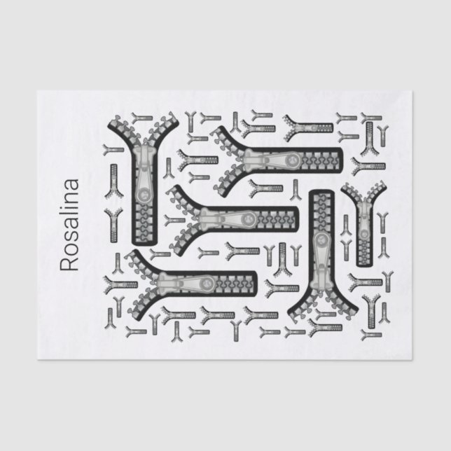 Tissue Paper Zippers (Front)