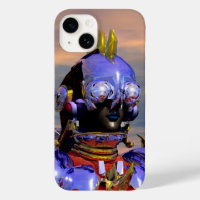 TITAN CYBORG PORTRAIT Blue Science Fiction ,Scifi