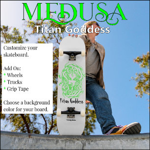 Titan Goddess Medusa Skateboard Deck 