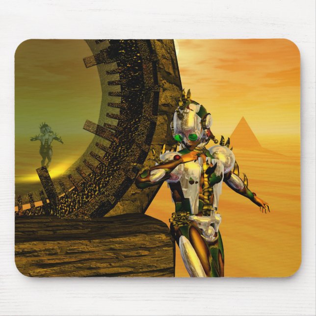 TITAN IN THE DESERT OF HYPERION MOUSE MAT (Front)