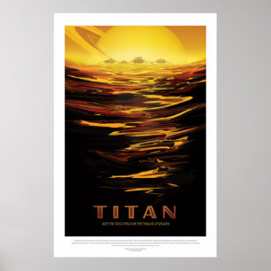 Titan NASA Visions of the Future Poster
