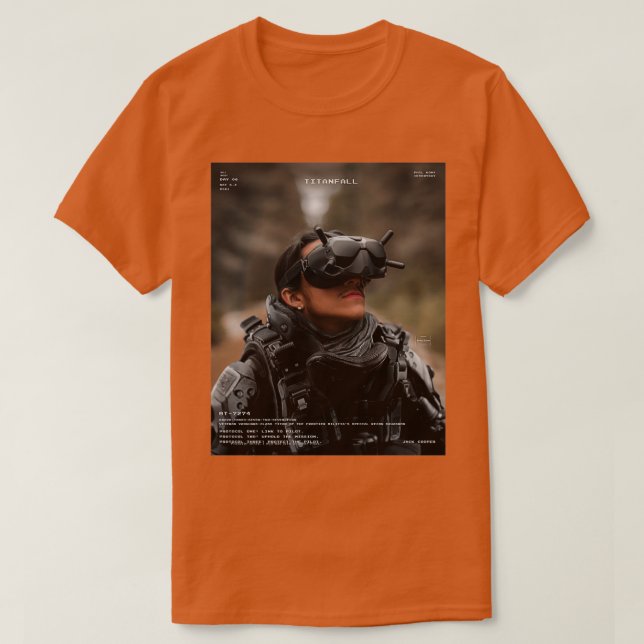Titanfall 2 Pilot BT7274 Three Protocols  T-Shirt (Design Front)
