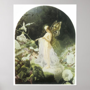 Titania, 1866 Vintage Fairy Painting Poster