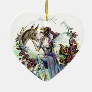 Titania and Bottom Ceramic Tree Decoration