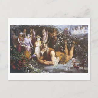 Titania and Bottom,Midsummer Night's Dream Postcard