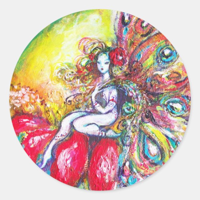 TITANIA CLASSIC ROUND STICKER (Front)