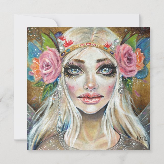 Titania Queen of the Faeries Original Art (Front)