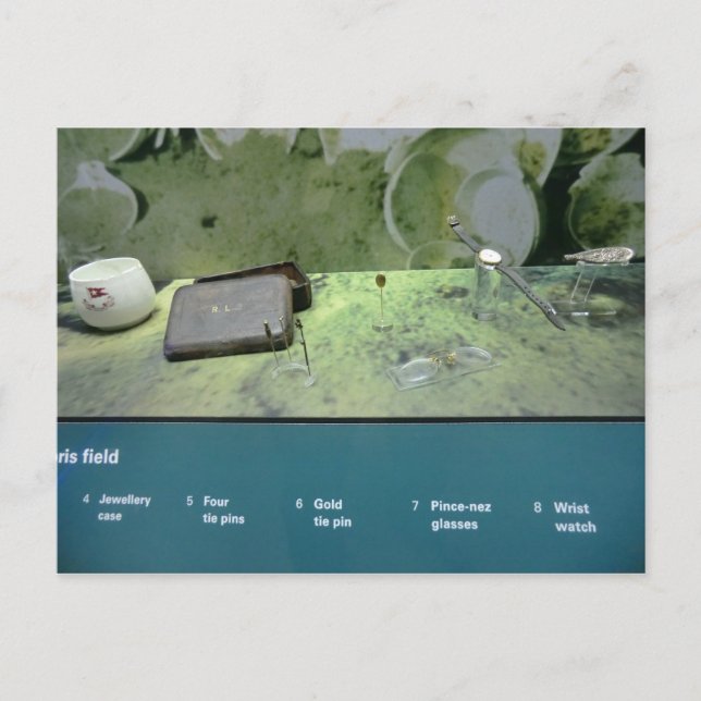 Titanic Artefacts Postcard (Front)