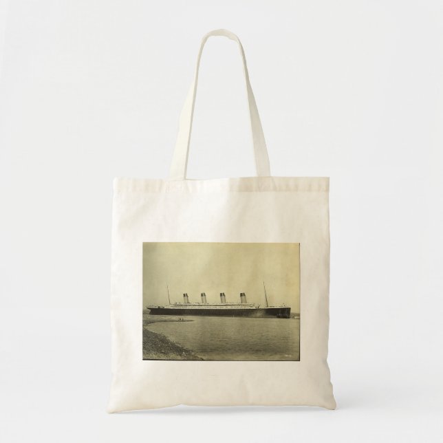 Titanic at Anchor Tote Bag (Front)