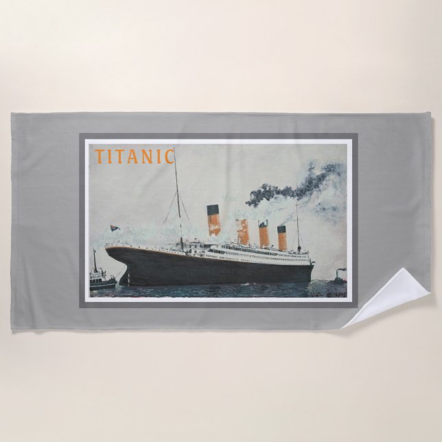 TITANIC Beach Towel (Front)