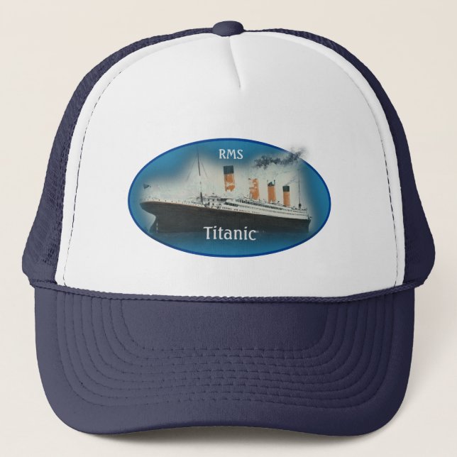 Titanic Blue  Trucker Hat (Front)