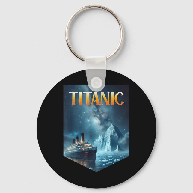 Titanic Cruise Ship Iceberg 1912 Rms Voyage Men Wo Key Ring (Front)