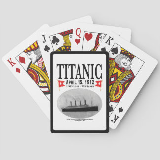 Titanic Ghost Ship Bicycle Playing Cards (white)