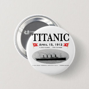 Titanic Ghost Ship Button (round)(square avail)