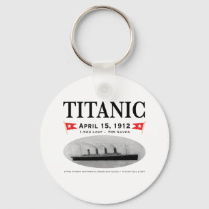 Titanic Ghost Ship Keychain (Round )