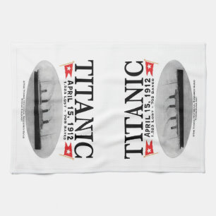 Titanic Ghost Ship Kitchen Towel Tea Towel