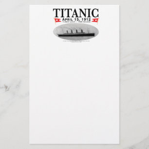 Titanic Ghost Ship Stationery