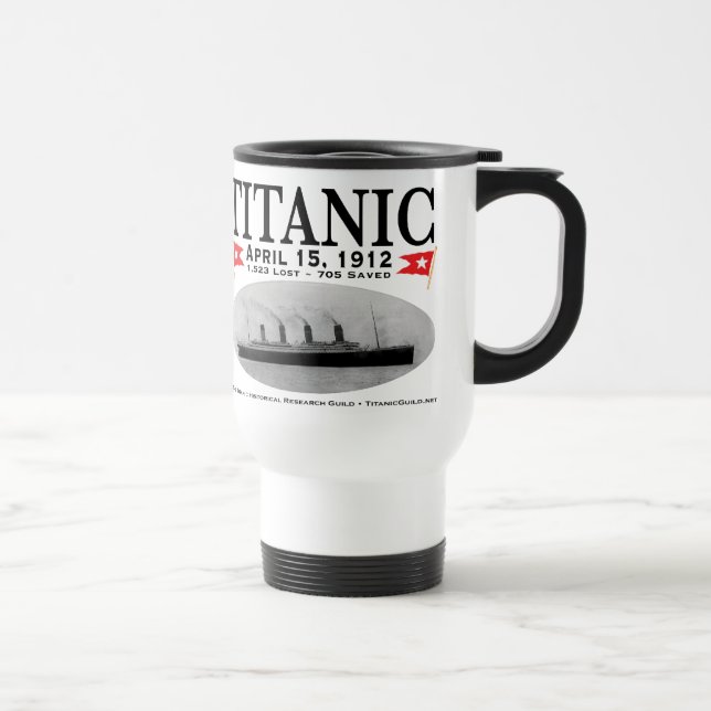 Titanic Ghost Ship Travel Mug Plastic (microwave!) (Right)