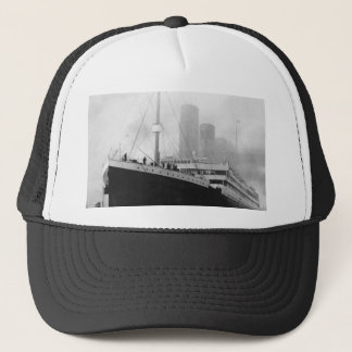 Titanic in dock in Southampton Trucker Hat