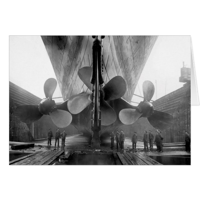 Titanic in Dry Dock, 1910 (Front Horizontal)