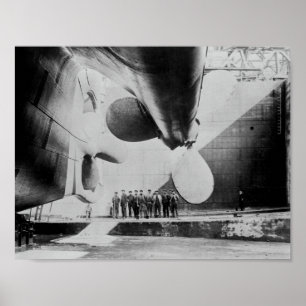 Titanic In Dry Dock - May 31, 1911 Poster