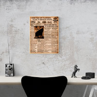 Titanic Is Reported Sinking Vintage Newspaper
