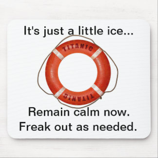 Titanic Joke Mouse Pad