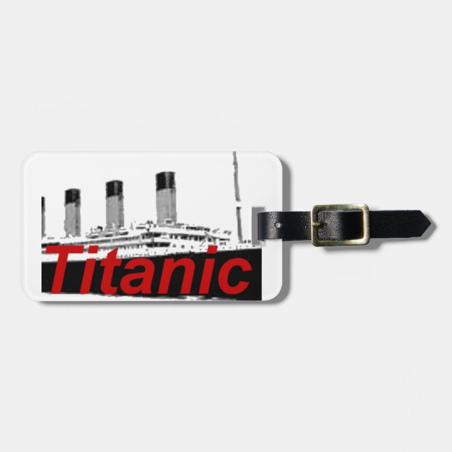 Titanic Luggage Tag (Front Horizontal)