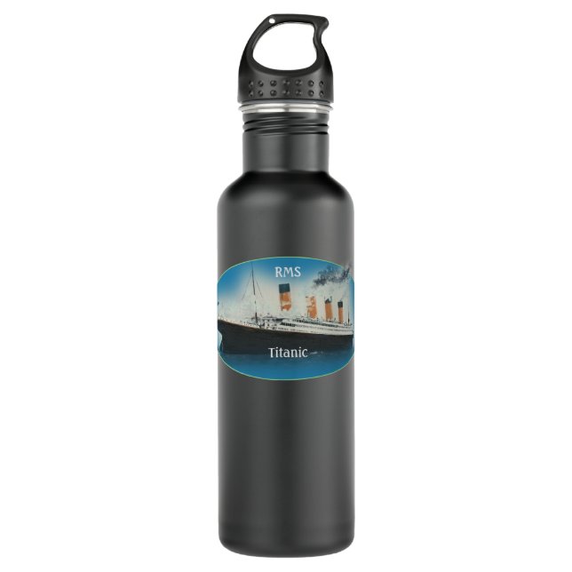 Titanic Maritime Blue Lime Ship 710 Ml Water Bottle (Front)