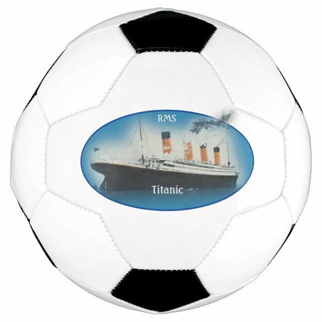 Titanic Maritime White Star Line Ship Football (Front)